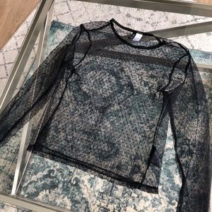 Dot Mesh Top